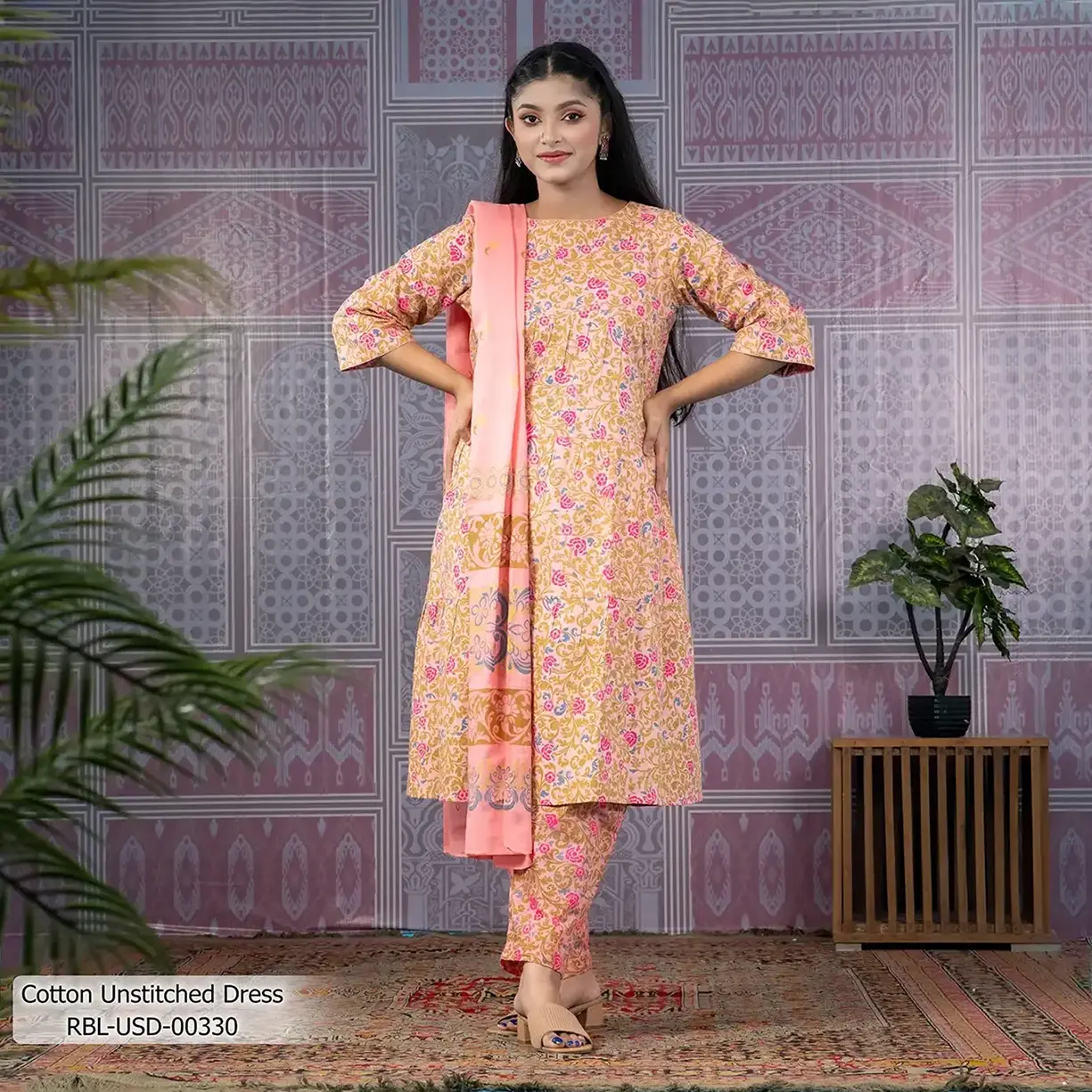 Women's Unstitched Dress