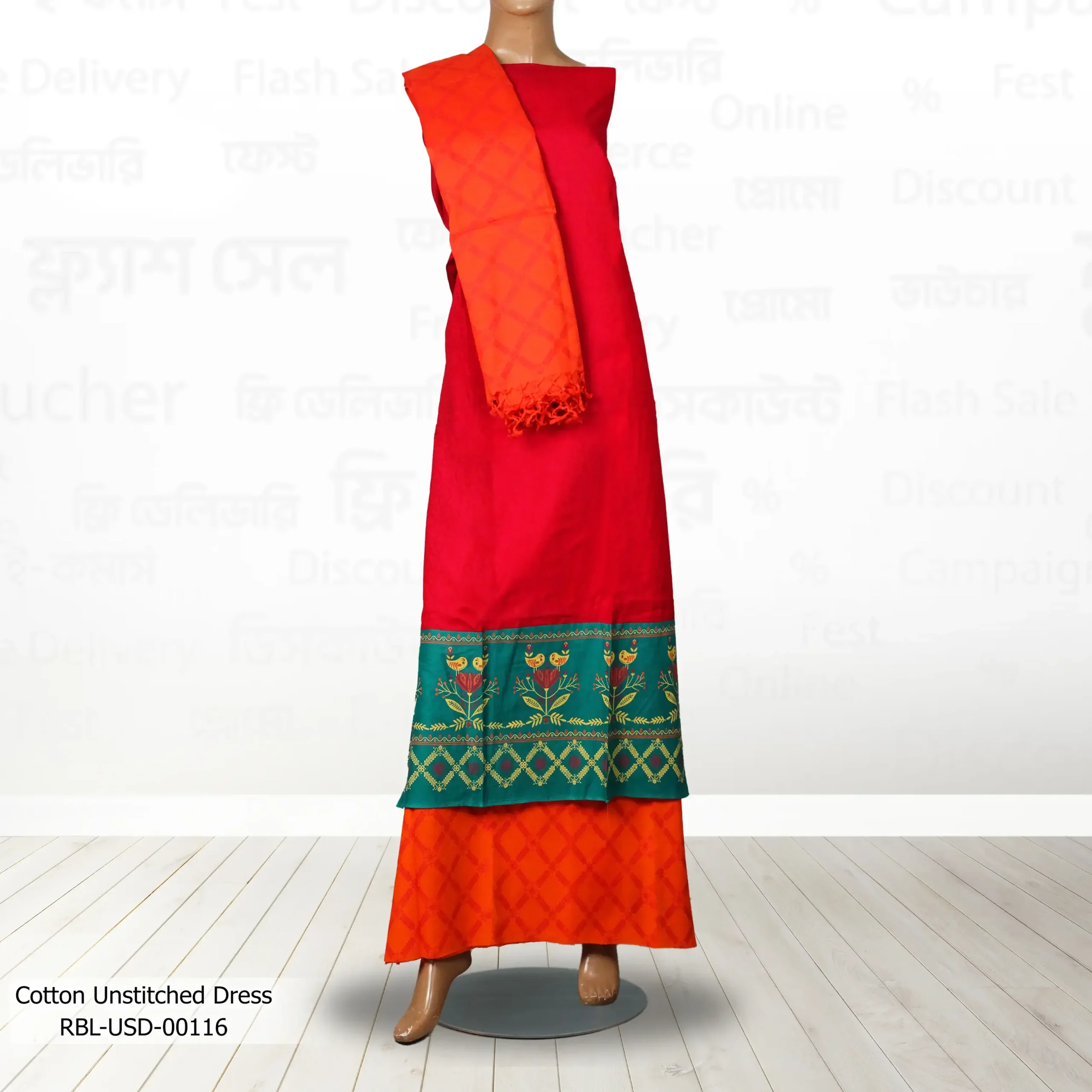 Women's Unstitched Dress