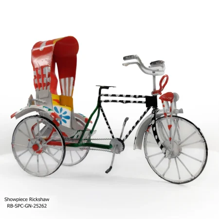 Hand Painted Metal-Rickshaw