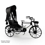 Hand Painted Metal Rickshaw