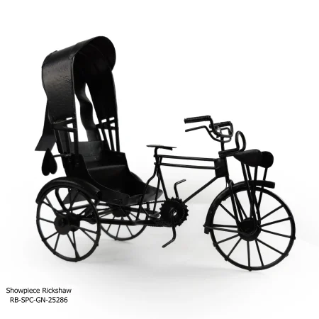 Hand Painted Metal Rickshaw